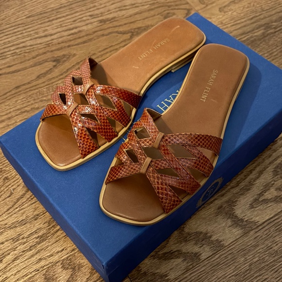 Sarah Flint Sandals 37 US 7 - Picture 2 of 10